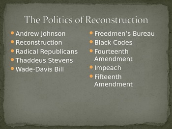 Preview of Reconstruction