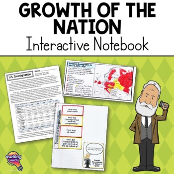 Preview of Reconstruction - 1900 U.S. History Interactive Notebook Unit Grades 5 & 6