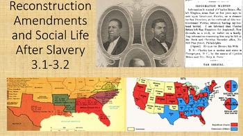 Preview of Reconstruction Amendments Post-Civil War AP African American Studies Unit 3