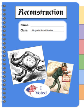 Preview of Reconstruction E-Notebook for Powerpoint / Terms, Study Guide