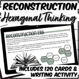 Reconstruction Era Hexagonal Thinking Activity, Review, As