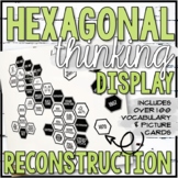 Reconstruction Era Large Hexagonal Cards (Bulletin or Whit