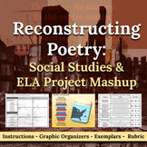 Reconstruction Era Poetry ELA Social Studies Mashup Projec