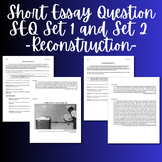 Reconstruction Era Short Essay Question (SEQ) Set 1 and 2 