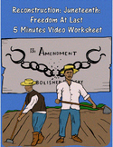 Reconstruction: Juneteenth: Freedom At Last 5 Minutes Vide