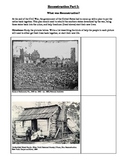 Reconstruction Part I - Primary Sources for rebuilding the