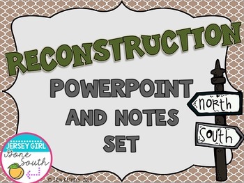 Preview of Reconstruction PowerPoint and Notes Set
