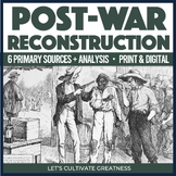 Reconstruction Primary Sources Activity Analysis Worksheet 6-Pack