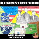 Reconstruction Research Project | One Pager Activity