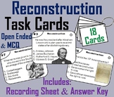 Civil War Reconstruction Era Task Cards Activity (13th 14t