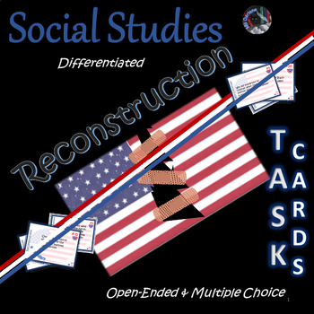 Preview of Reconstruction~Task Cards~Social Studies Weekly