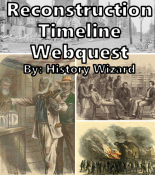 Preview of Reconstruction Timeline Webquest
