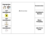 Reconstruction Vocabulary Foldable