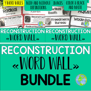 Preview of Reconstruction Word Wall BUNDLE