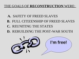 Reconstruction after Civil War - PowerPoint