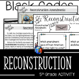Reconstruction and the 13th, 14th, and 15th Amendment for 