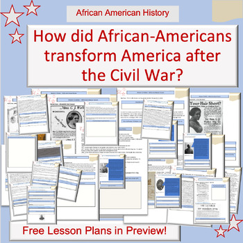 Preview of Reconstruction and the First Generation Full Unit | African American History