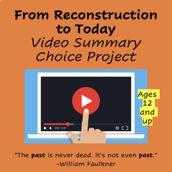 Preview of Reconstruction to Today Choice Project 