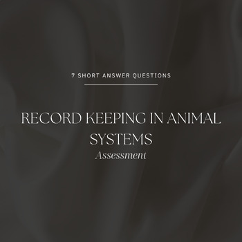 Preview of Record Keeping in Animal Systems Assessment
