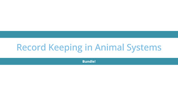 Preview of Record Keeping in Animal Systems Bundle