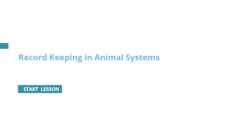 Preview of Record Keeping in Animal Systems Presentation