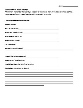Preview of Record Proposal Form