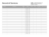 Record of Services