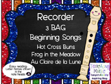 Recorder: 3 BAG Beginning Songs
