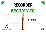 Recorder Beginner Method (w. Diagrams/Fingering Charts) fo