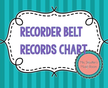 Preview of Recorder Belt Records Chart