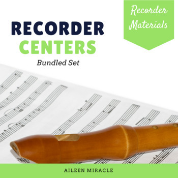 Preview of Recorder Centers Set {Bundled Set}