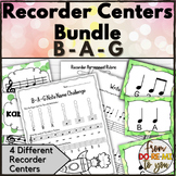 Recorder Centers or Stations Bundle B-A-G