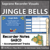 Recorder Christmas Song Jingle Bells Interactive Visuals {
