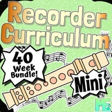 Recorder Curriculum | Mini | Complete Recorder 40 Week Program