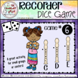 Recorder Dice Game 6: CDE