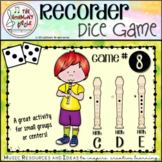 Recorder Dice Game 8: High CDE