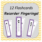 Recorder Flash Cards