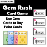 Recorder Gem Rush Card Game Bundle - Elementary Music Reco