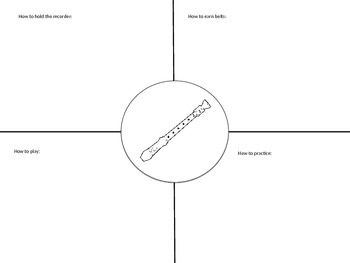 Preview of Recorder Graphic Organizer