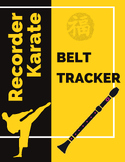 Recorder Karate Belt Tracker