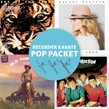 Preview of Recorder Karate Pop Music Bundle
