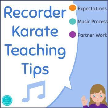 Preview of Recorder Karate Teaching Tips