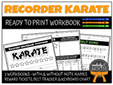 KARATE: RECORDER WORKBOOK