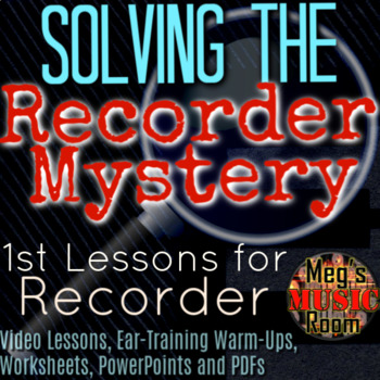Preview of Introduction to the Recorder "Solving the Recorder Mystery" Series BUNDLE