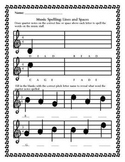 Recorder Mad Minutes and Music Spelling Worksheets - Set of 10