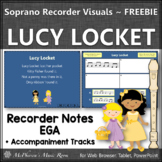 Recorder Music and Song Lucy Locket Interactive Visuals {N