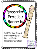 Recorder Practice Records