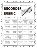 Recorder Rubric