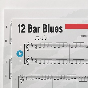 Preview of 12-Bar Blues: A Duet Experience - Recorder Sheet Music