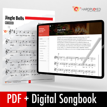 Preview of Christmas Favorites for Recorder | Recorder Sheet Music | 10 Performance Tracks